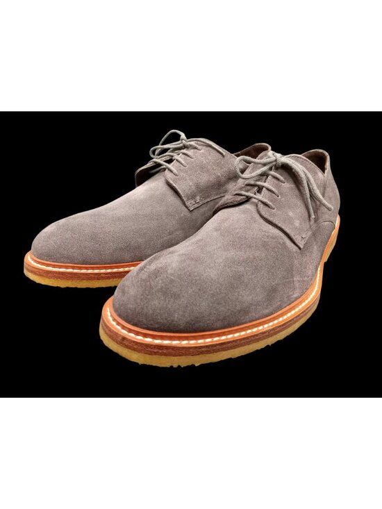 To Boot New York Derby Lace-Up Shoes Suede Leather Grey Men Size 10 FLOOR MODEL! main image 5